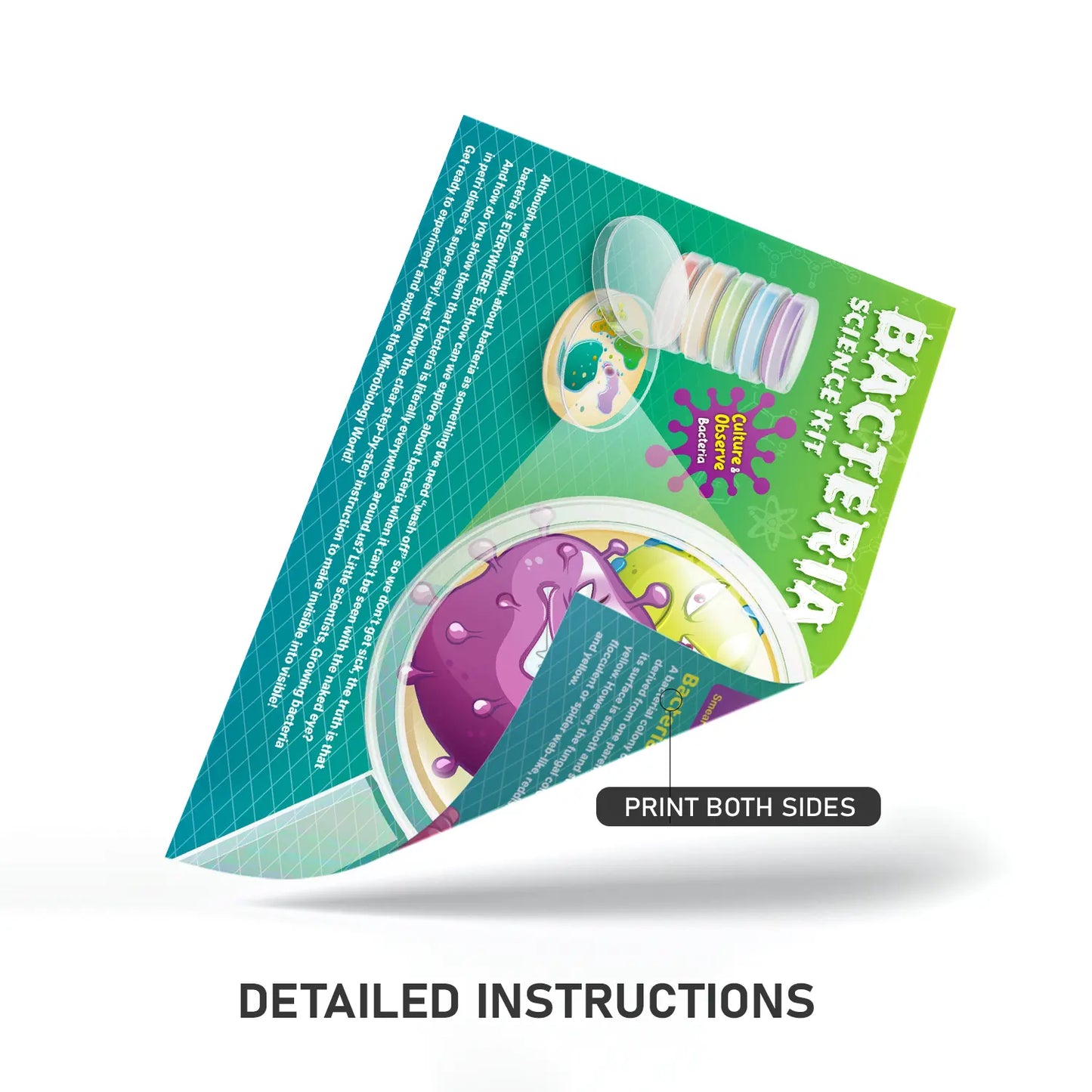 Le jouet Science Kit-BACTERIA-développer les bactéries microscopiques - expériences amusantes pour enfants