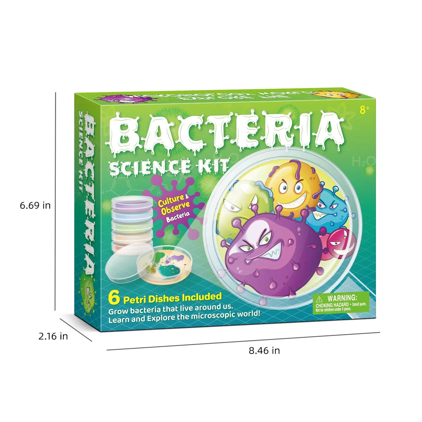 Le jouet Science Kit-BACTERIA-développer les bactéries microscopiques - expériences amusantes pour enfants